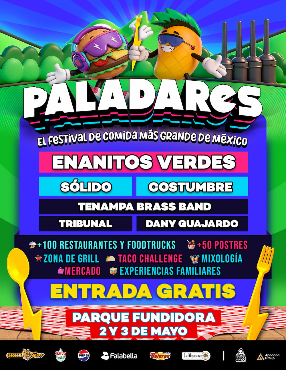 Póster del festival Paladares 2026